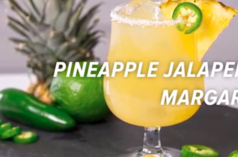 Spicy Serrano Pineapple Margarita.