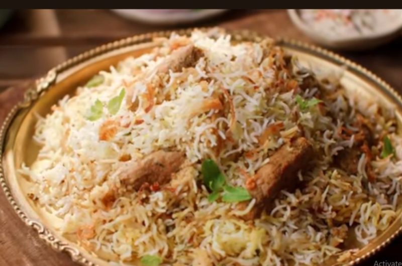 Chicken Malai Seekh Biryani Recipe