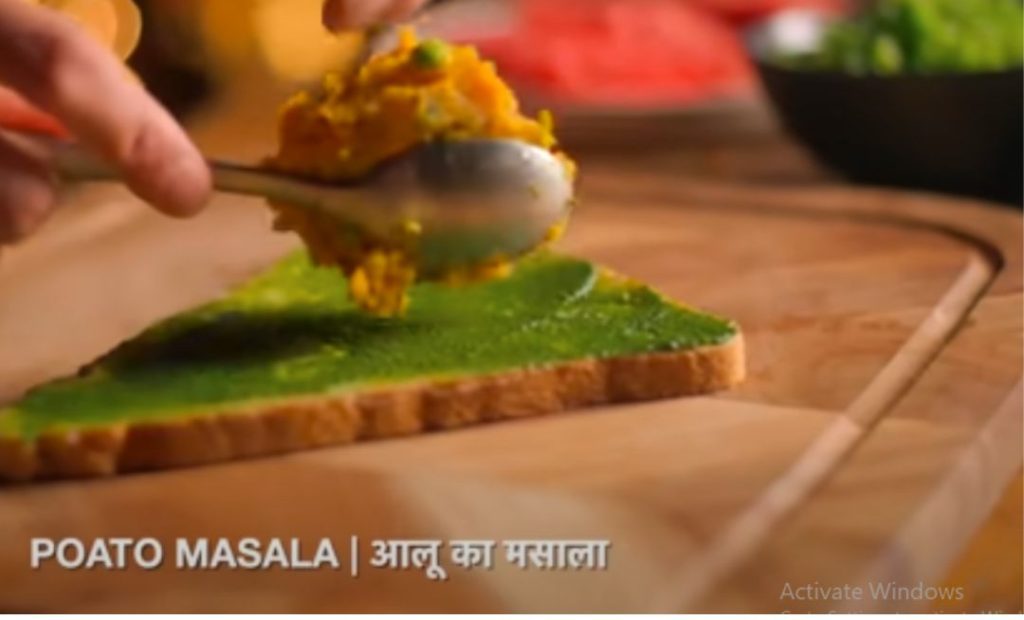 Veg Masala Grill Sandwich